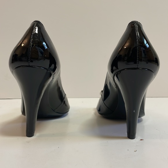 BCBGirl Black Open Toe Heels - Picture 3 of 5